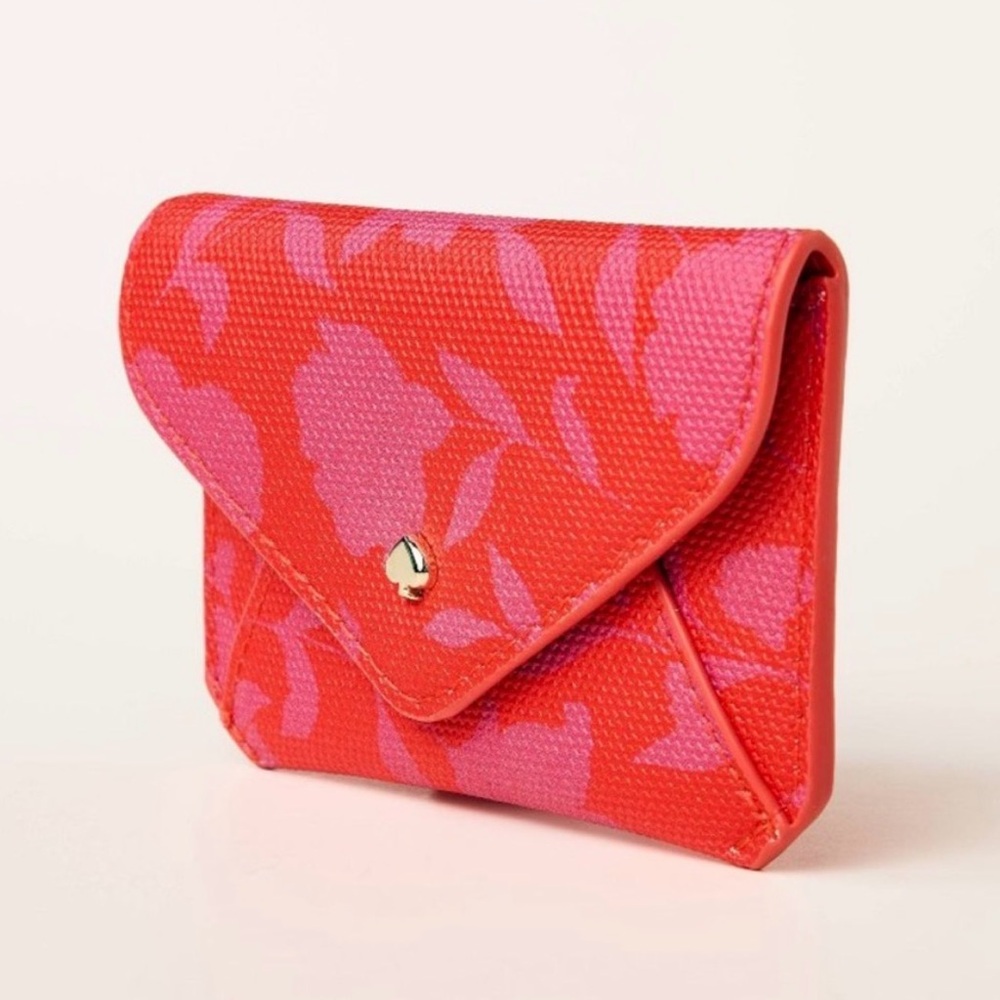 New Kate spade x Target Classic rose envelope Wallet girly chic fashion collab